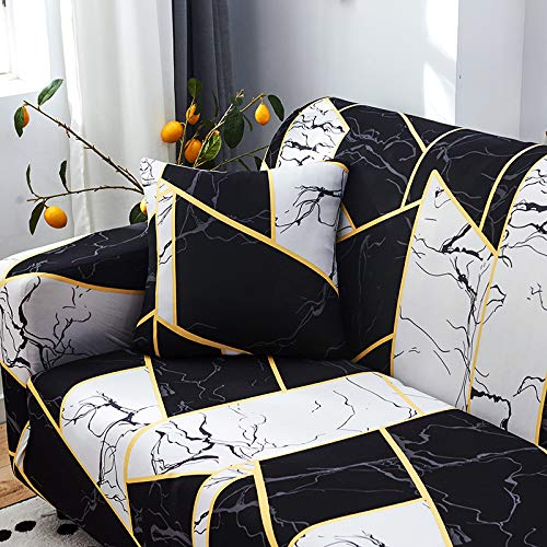 Midodo Printed Couch Cover Stretch Sofa Covers Patterned Loveseat Slipcovers For 2 Seater Cushion Couch Love Seat Set Sk (2 Seater/Loveseat) #TOP3