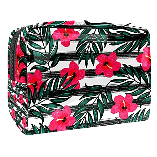 Trousse de toilette pour femme verte et tropicale Vanity 18.5x7.5x13cm