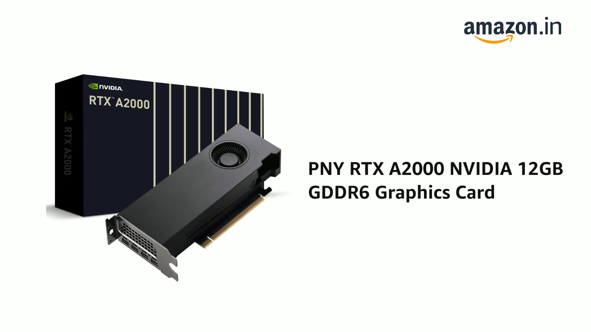 RTX A2000 全付属品完備 【S/N:**********686】 Amazon.in: Buy PNY RTX A2000 NVIDIA 12GB GDDR6 pci_e Graphics Card