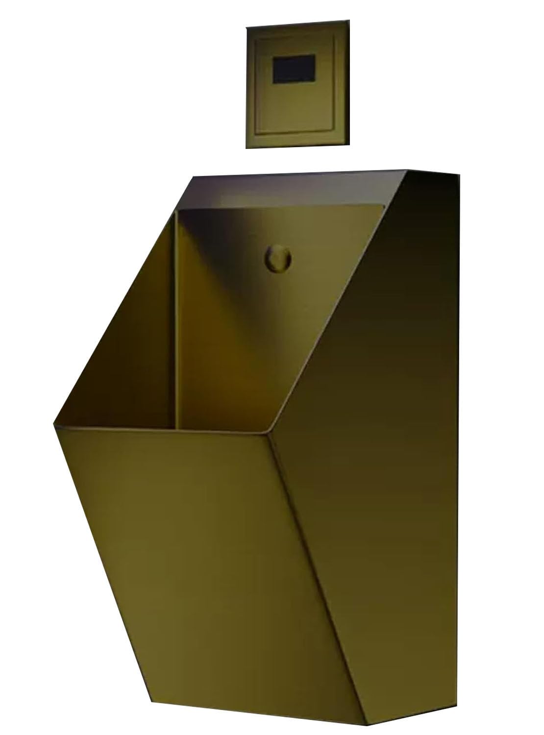 OTQEFTN Automatic Sensor Urinal,Wall Mounted Stainless Steel Urinal,Household Bathroom Toilet,Vertical Induction Flush Urinal,for Hotels,Shopping,Copper