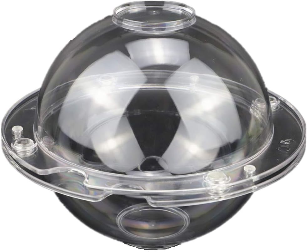 LoBake Big 18cm diameter 3D smooth ball shape polycarbonate chocolate mold ice mould candy baking moulds DIY starry stars making