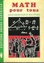 Download Math pour tous : Avec exercices et solutions PDF