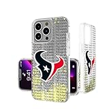 Keyscaper Houston Texans iPhone Text Backdrop Design Glitter Case