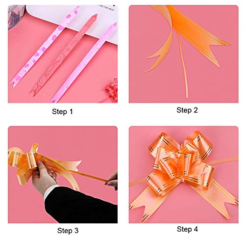 Ericotry YPP32294 200 Pieces Assorted Colors Pull Bows Gift Wrapping Bows Festival Gift Wrap Ribbon Bows thumb #5
