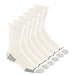 New Balance Performance Training Crew Socks (6 Pair), White/Grey, X-Large