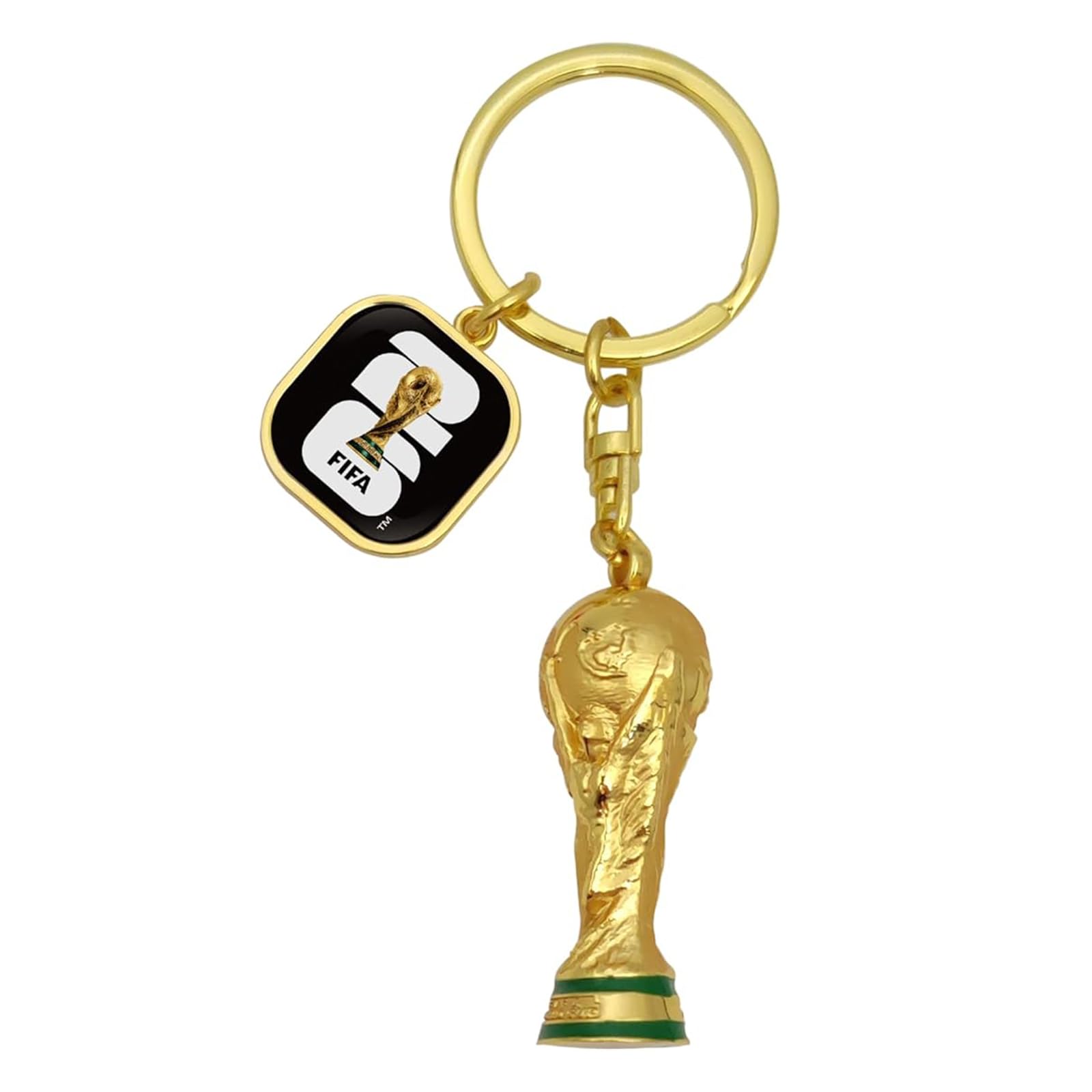 FIFA World Cup 2026 Official Gift, Portachiavi Ufficiale FIFA Coppa del Mondo 2026, lega di zinco premium, Perfetto per Zaini, Chiavi & Bagagli
