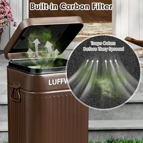 Image of Dog Pooper Scooper, Metal Tray & Spade Set, 12L Waste Bin