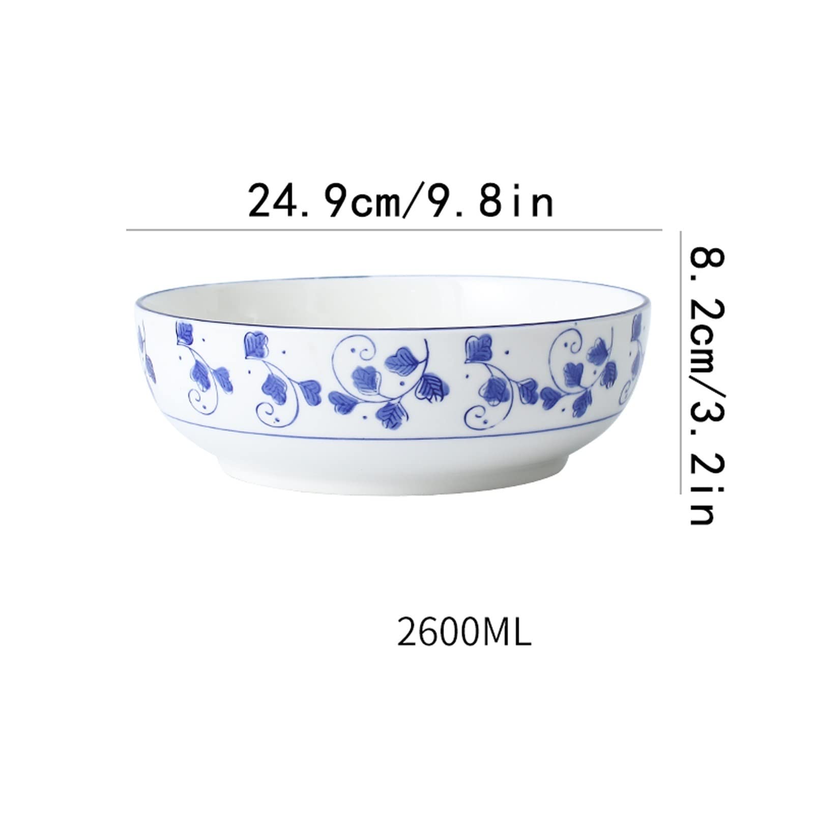 Salaterka miska do makaronu miski kuchenne, miski na ziarna, zupa zbożowa owsianka zestaw ceramicznych misek deserowych, miski do sałatek stołowych, miski deserowe zupy i miski do sałatek (kolor: 1)