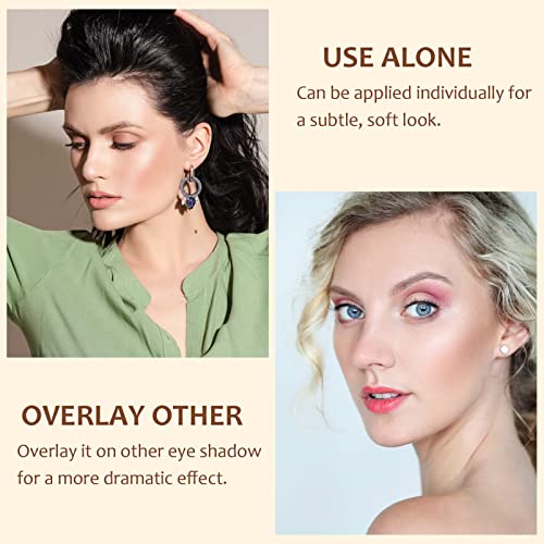 Matte Liquid Eyeshadow Set, Smokey Black Nude Eye Shadow, Highly Pigmented Velvet Cream Eyeshadow, Long Lasting Quick Drying Eyeshadow Stick, 8 Colours Eye Make Up Kits for Women Girls Gifts (#D) - Image 5