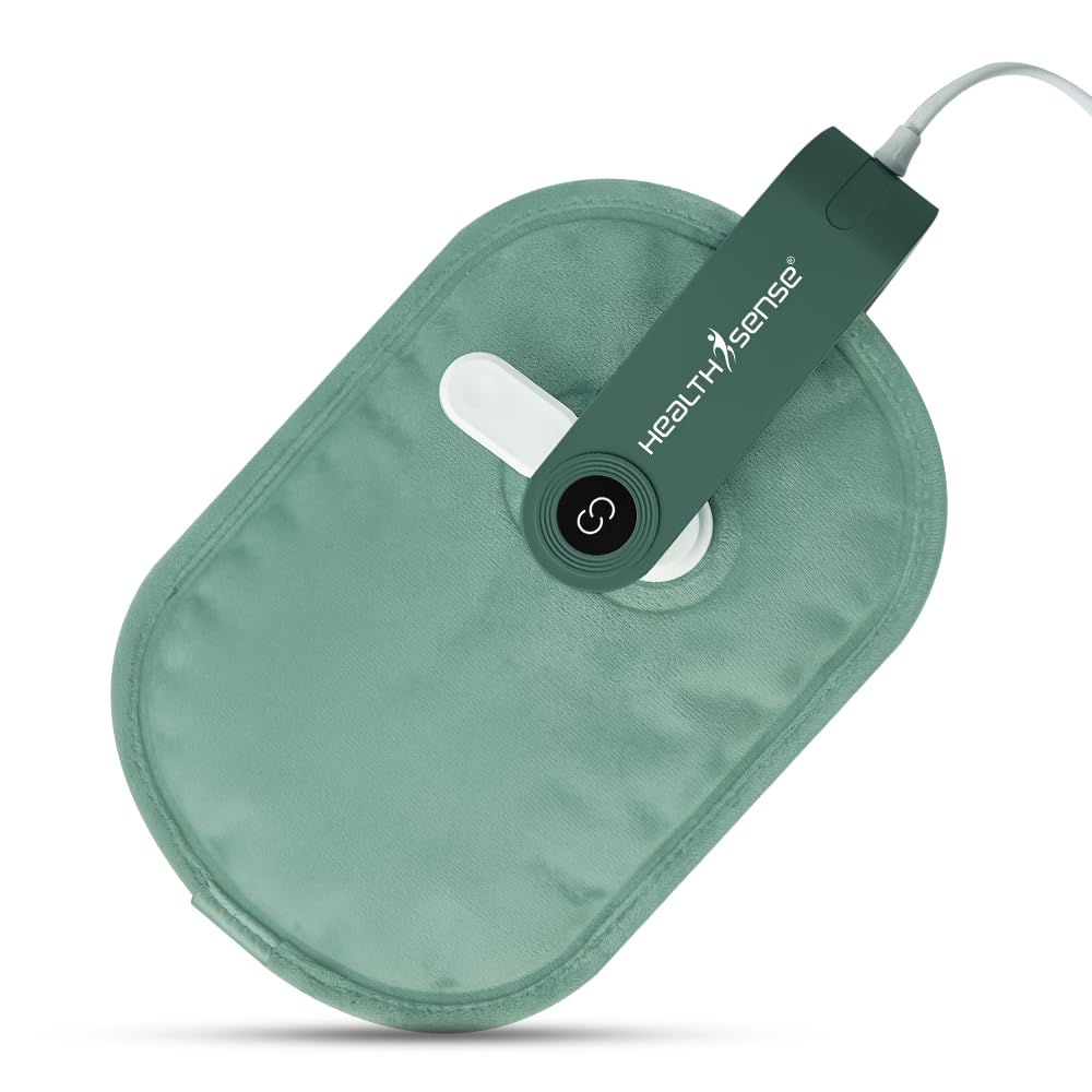 HealthSense Hot Water Bag Electric, Premium Hot Pack Bags for Pain Relief with Patented Technology, 3rd Gen Charger, Velvet Fabric and Unique Curved Design with 8 Layer Protection | Heat-Mate HB 800 (B0CWLBCM7Z) Amazon Price History, Amazon Price Tracker