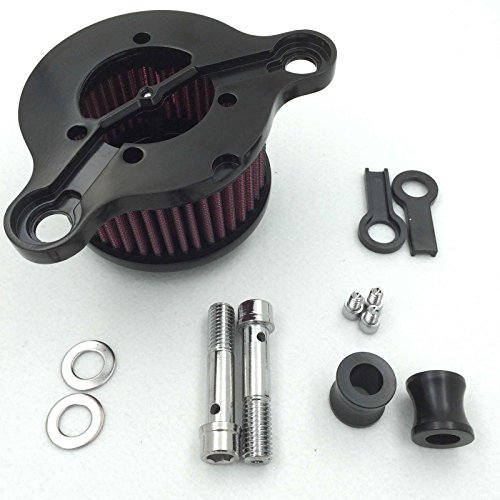 Xkmt-Black Skull With Cross Bone Air Cleaner Intake Filter System Kit Compatible With Harley Sportster Xl883 Xl1200 1988-1999 2010 2011 2012 2013 2014 2015 [B0195U7Eig] #TOP1