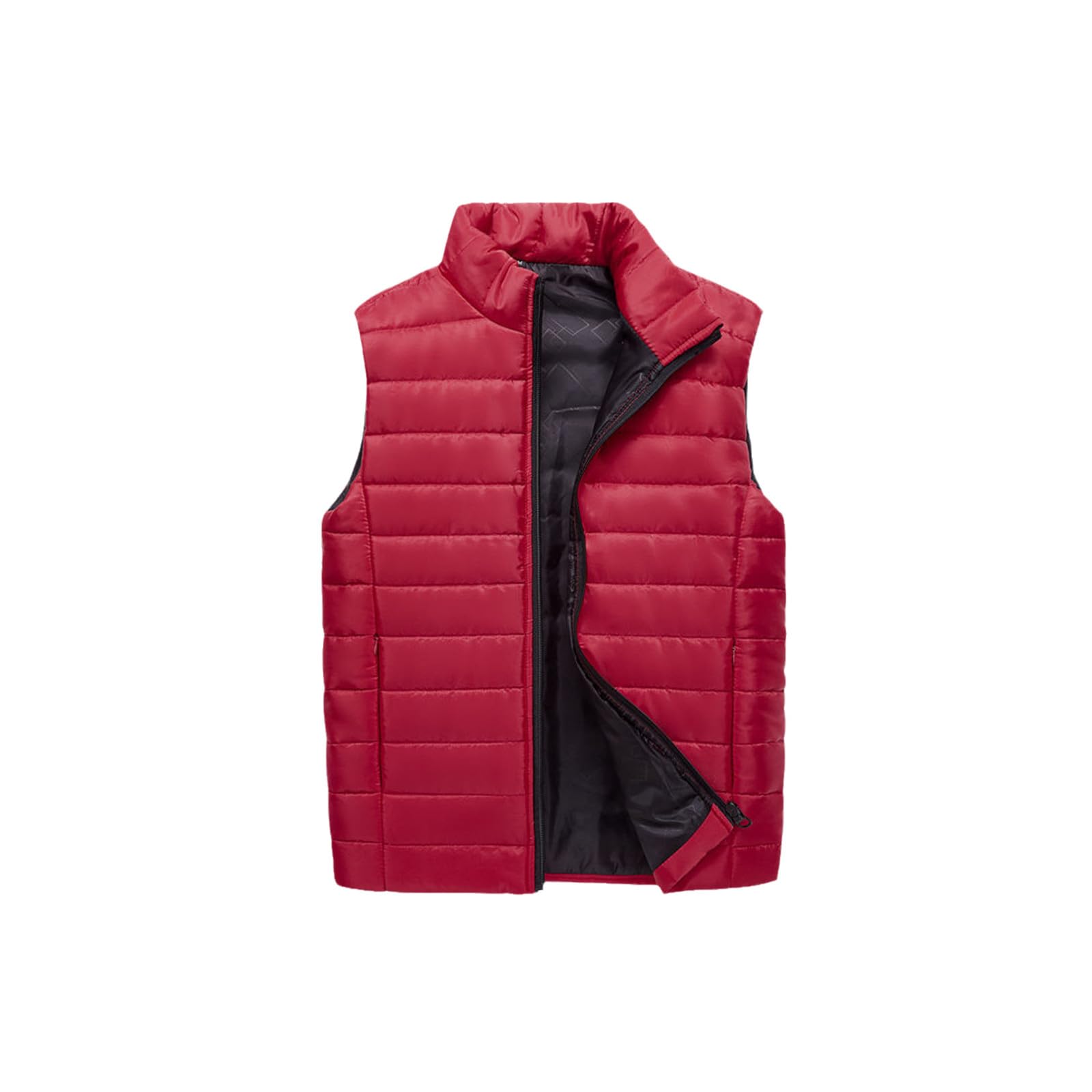 ZouoYYii Autumn Winter Vest Jacket Warm Sleeveless Men's Jackets Casual Waistcoat Windproof Coats Male Zipper Down Vest