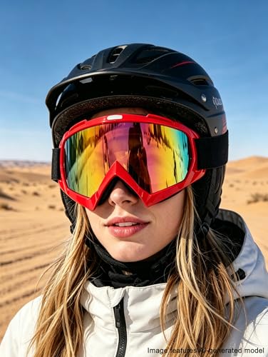 Image of 2Pcs Dirt Bike Goggles Motocross Motorcycle ATV Riding Dustproof Windproof Off Road Racing MX Four Wheeler Goggles