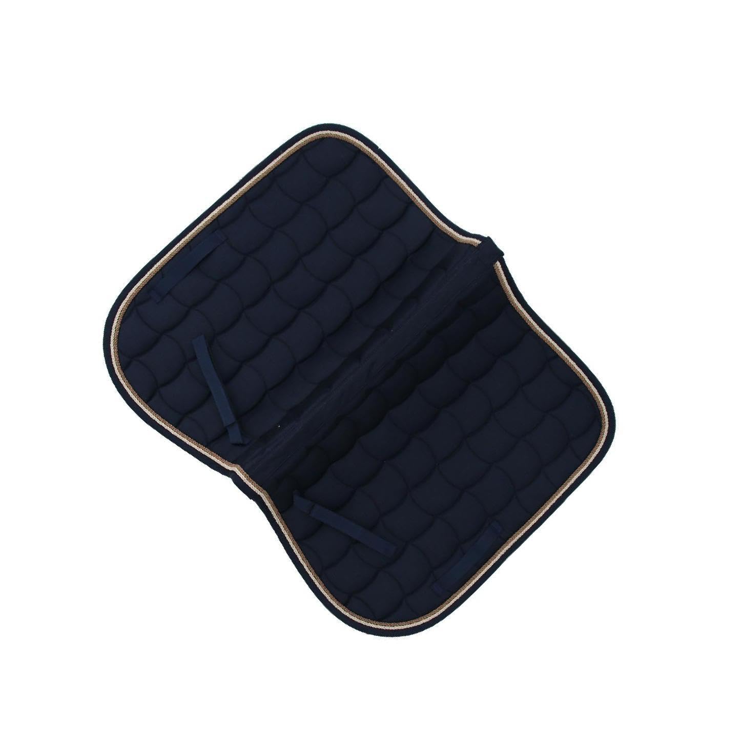 Funda de manta para media silla de montar de caballo, antideslizante, con correas de cincha, para poni, salto y espectáculo.