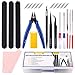 Swpeet 24Pcs Compatible for Gundam Modeler Basic Tools with Plastic Container, Professional Kit for Gundam Model Tools Kit Building Beginner Hobby Model Assemble Building