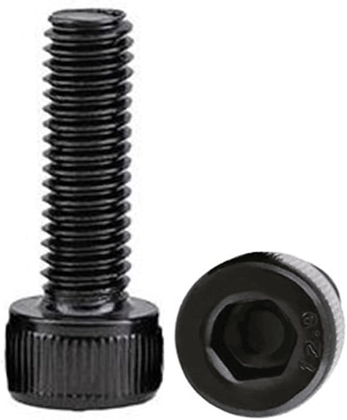 100pcs M3 x 16mm 12.9 Grade Alloy Steel Hex Socket Head Cap Screws Bolts,Black Oxide Finish