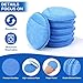 FONASONIC 6 Pack Microfiber Wax Applicator Pads, Car Wax Applicator with Finger Pocket, Detail & Polishing Foam Pad for Car Cleaning and Best Polishing (5 inch)