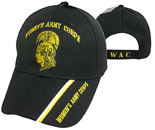 Women's Army Corps U.S. Army Black WAC Embroidered Cap Hat (TOPW)