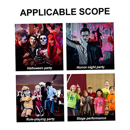 VILLCASE 1 Conjunto Vestido De Baile Acessórios Cosplay Conjunto De Maquiagem Traje De Vampiro Cospl