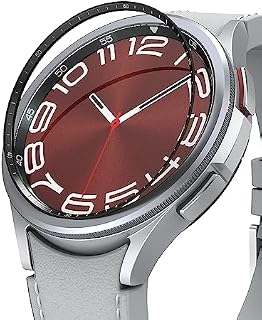 Ringke Inner Bezel Styling Compatible with Samsung Galaxy Watch 6 Classic 47mm, Stainless Steel Anti-Scratch Inner Bezel Ring Protective Cover - 47-IN-02 (ST) Black