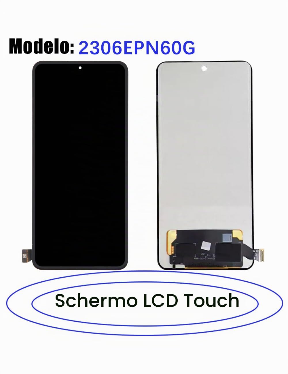 Display Schermo per Xiaomi 13t 2306EPN60G TFT Senza Impronte Digitali | con kit di riparazione，TFT LCD，HD Display，Sostituire lo schermo