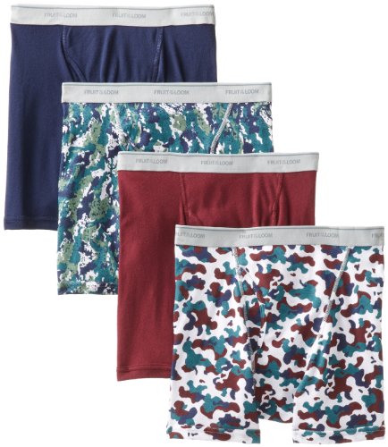 Fruit Of The Loom Mens Boxer Brief(Pack of 4)