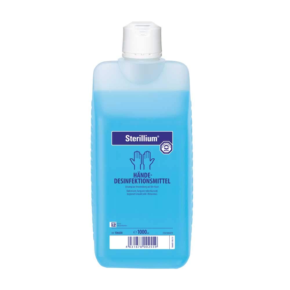 10x 1000 ml Sterillium + 1x Desinfektionsmittel Spender MDS-1000A, Hand Hände Desinfektion SET