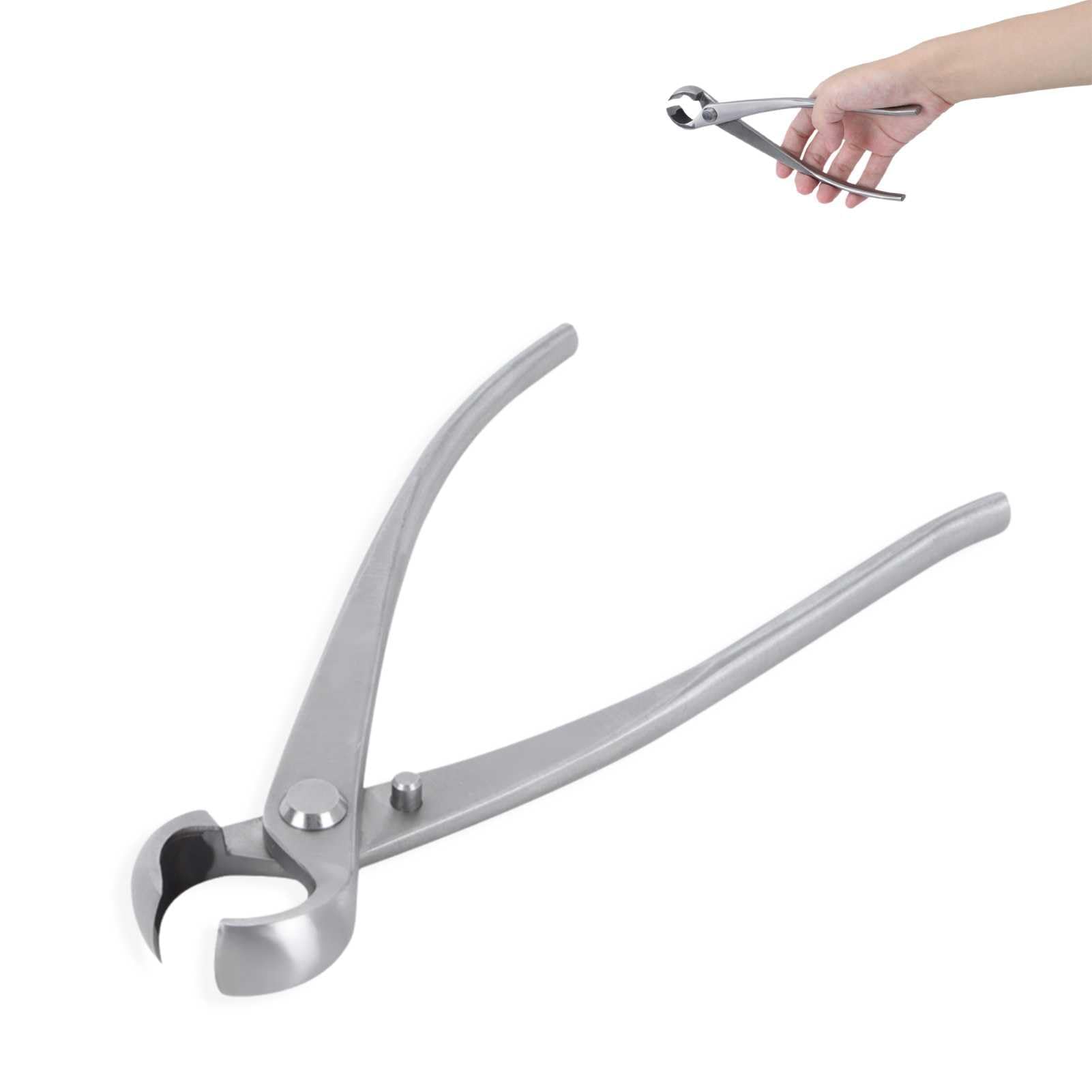 7inch Concave Cutter Bonsai Tool 180mm Branch Concave Cutter Bonsai Tools Stainless Steel Knob Round Edge Concave Root Gardening Plants Pruner
