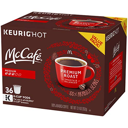 Mccafé Premium Roast, Keurig Single Serve K-Cup Pods, Medium Roast Coffee Pods, 36 Count #TOP3