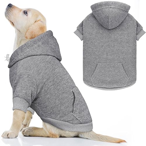 QDYU Brushed Fleece Dog Hoodie