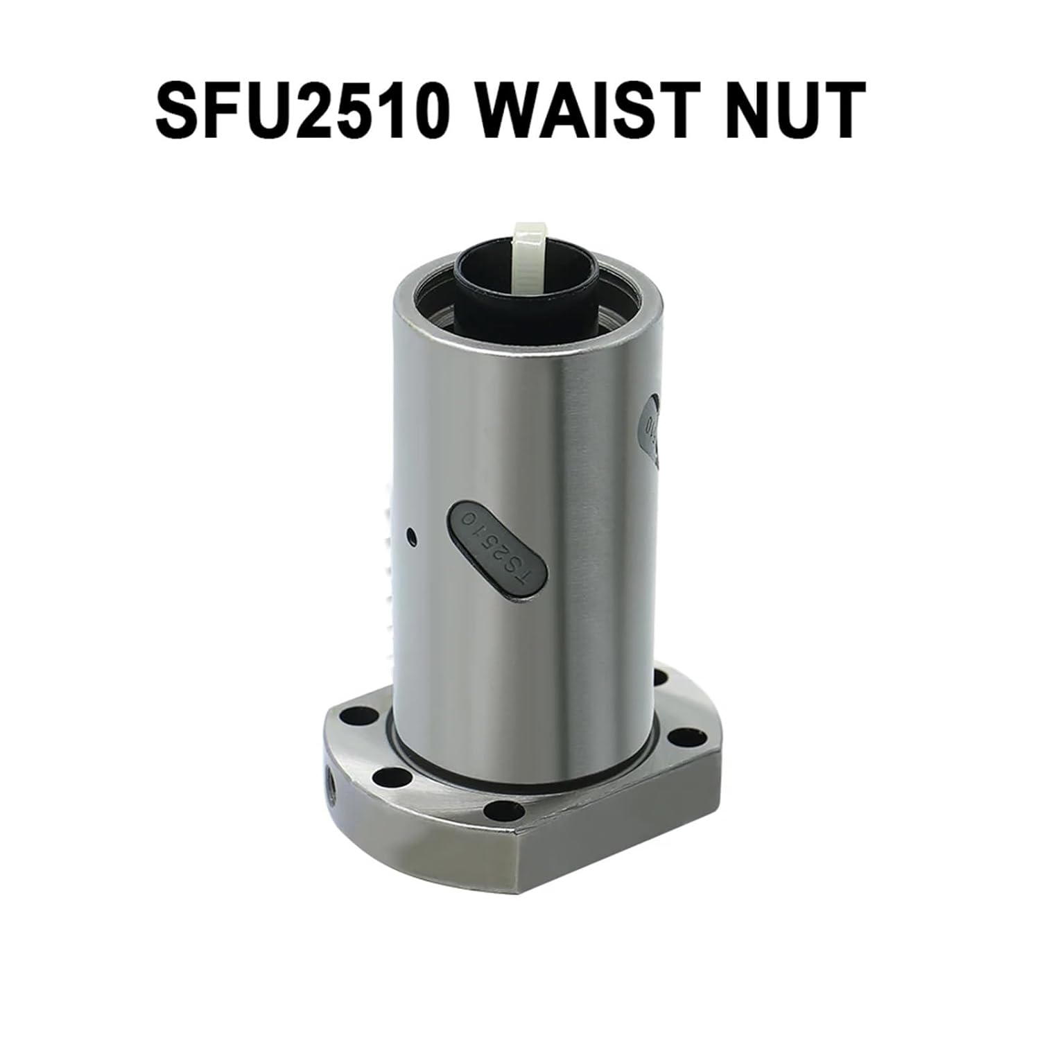 Ball Screw Nut SFU2505 SFU2510 SFE2525 Waist Nut SFU2505 SFU2510 5/10/25mm Pitch 20mm Diameter 1 pc(SFU2510-4)