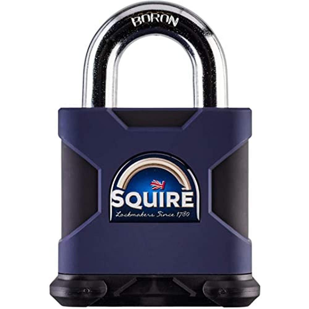 Squire Ss80S Stronghold Solid Steel Padlock 80mm Cen6 Boxed from B&Q
