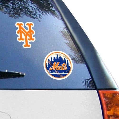 New York Mets 2-Pack 4'' x 4'' Die-Cut Decals