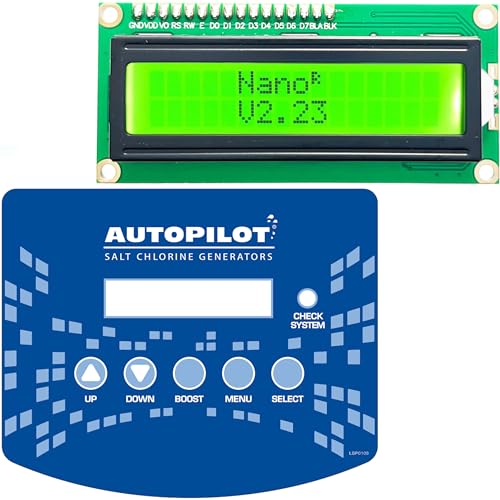 WOLIDAODAO STK0159 / STK0091 Display Replacement for Aquacal Autopilot Pool Pilot Digital Nano & Plus Power Supply Front Cover Screen Display