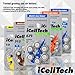 60 iCellTech Hearing Aid Batteries Size: 675 + Battery Caddy