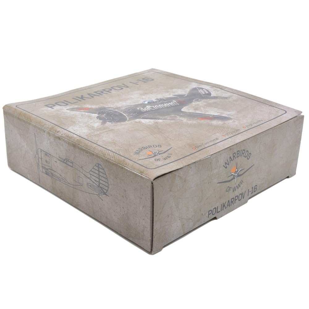 Motor city classics Coleccionable militar fundido a escala 1:72 | Polikarpov I-16 - URSS | Modelo Militaria fundido a presión 27289-41