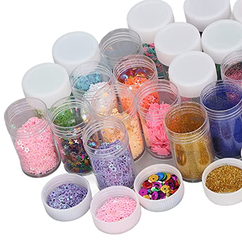 Lantejoulas com brilho fino, lantejoulas coloridas de tamanho de partícula uniformes filme de galvan