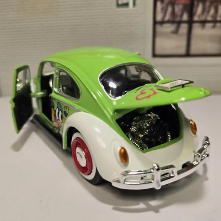 Motormax 1966 Volkswagen Beetle Graffiti Escala 1:24 miniatura 4