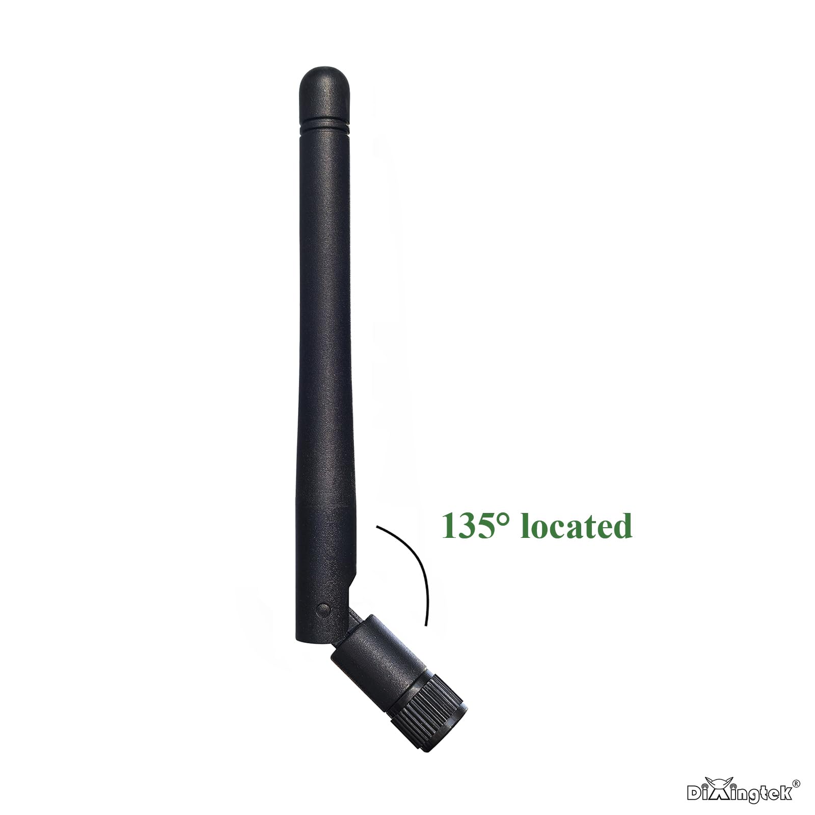 Lot de 4 connecteurs mâles SMA d'antenne SMA double bande WiFi 2,4 g 5,8 g 6e 108 mm, compatible avec routeur WiFi, carte réseau PCI-E, adaptateur USB, antenne de sécurité vidéo IoT WiFi
