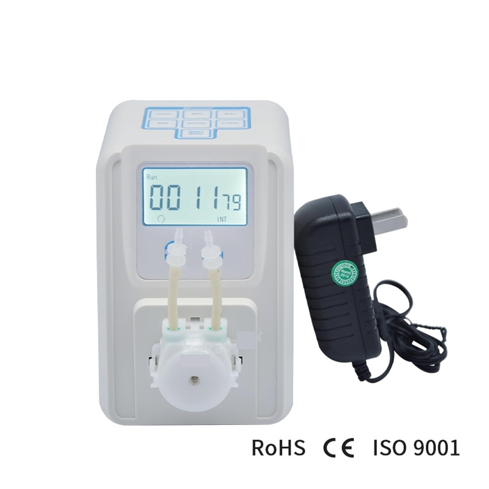 Máquina de llenado de líquidos, 33ml/min KSP-F01A bomba dosificadora peristáltica 12V DC Motor pantalla LCD dosificador de alta precisión for bomba de circulación de acuario Adecuado para líquidos con