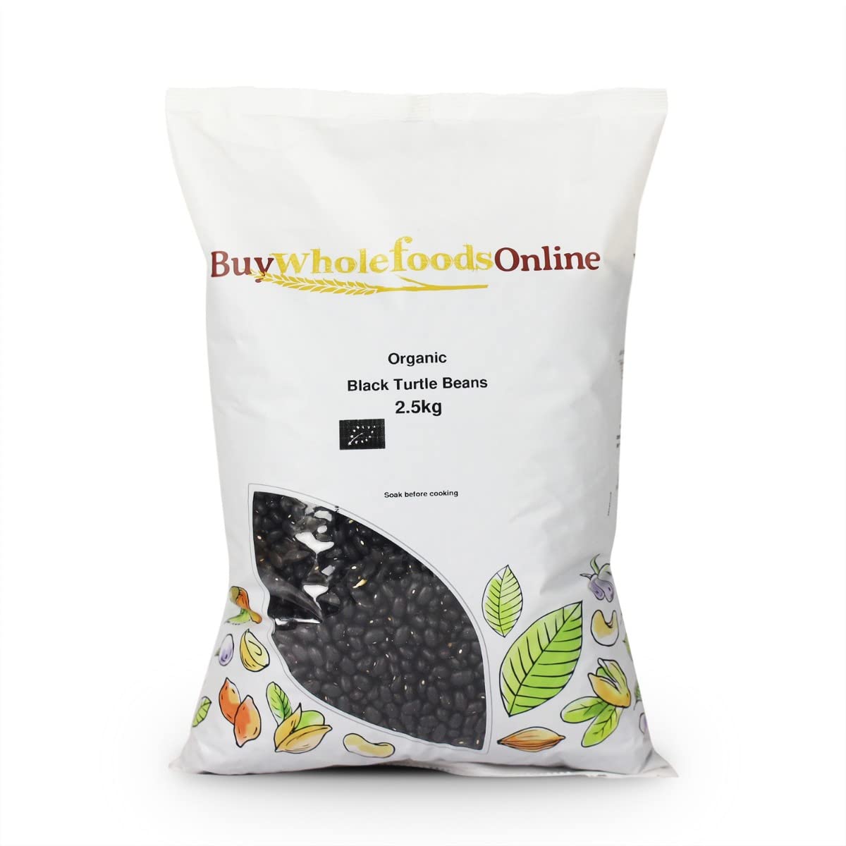 Organic Black Turtle Beans 2.5kg (BWFO)