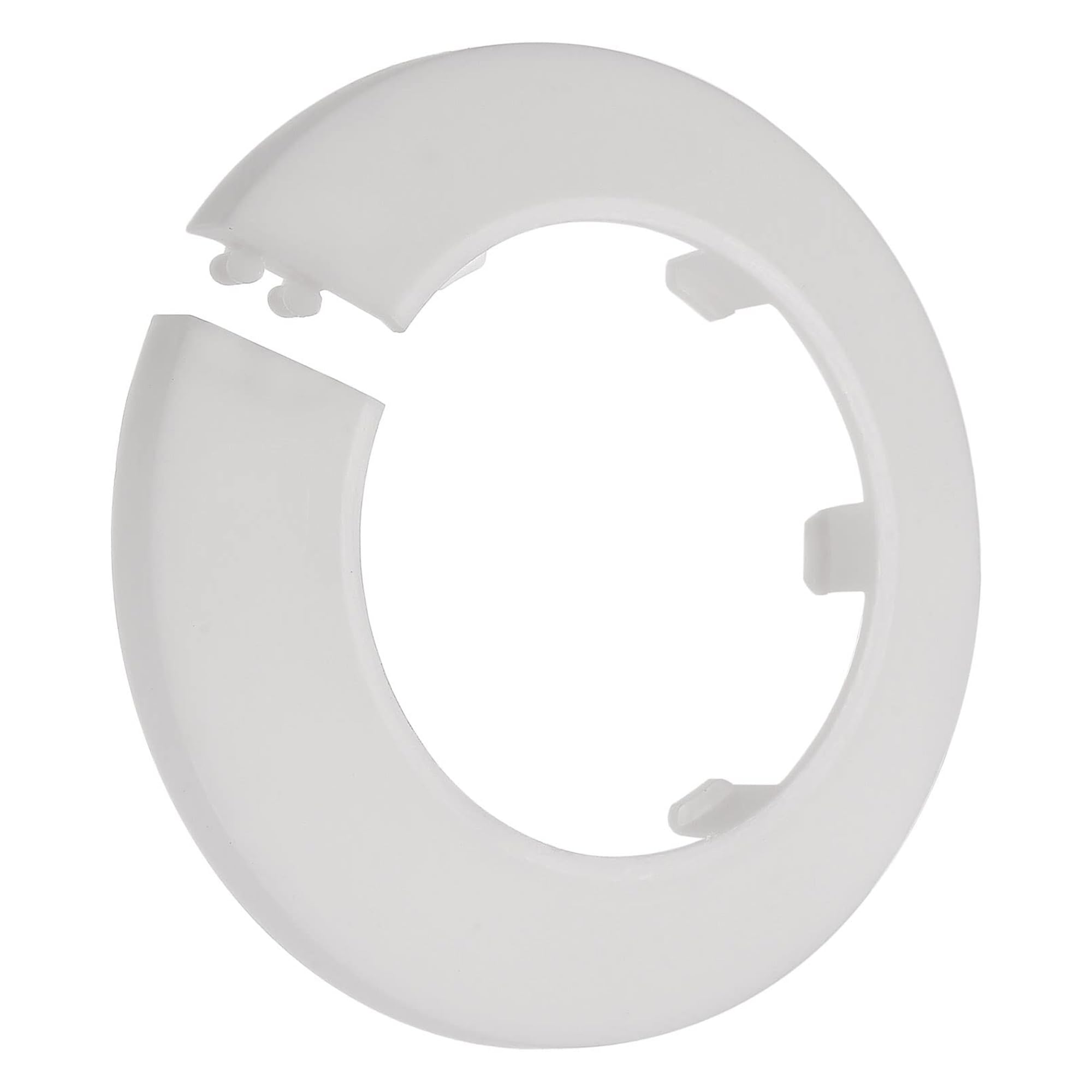TOP-VIGOR 10pcs 51.5mm Pipe Cover Decoration, Click-in PP Plastic Escutcheon Pipe Collar for Water Pipe Drain Line