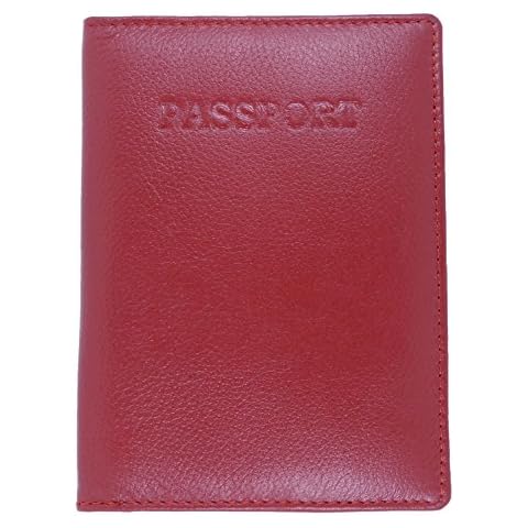 Soft Leather Passport Holder with RFID Protection Cover