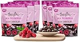 Tru Fru RASPBERRY PACK | 100% Freeze-Dried Fresh Raspberries Covered in Premium Dark Chocolate....