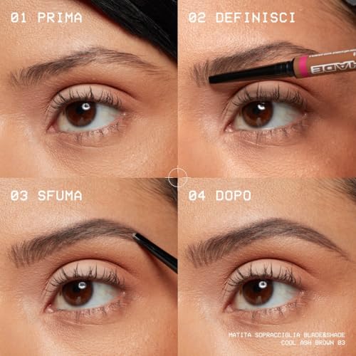 NYX Professional Makeup Blade & Shade matita per sopracciglia con spazzolino colore Espresso 0.06 g - 6