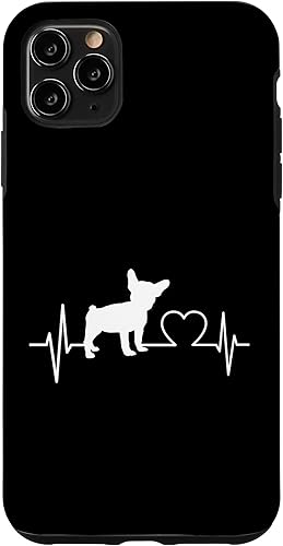 Funda para iPhone 11 Pro Max Bulldog Francés Perro Mamá Perro Papá Frenchie Mamá