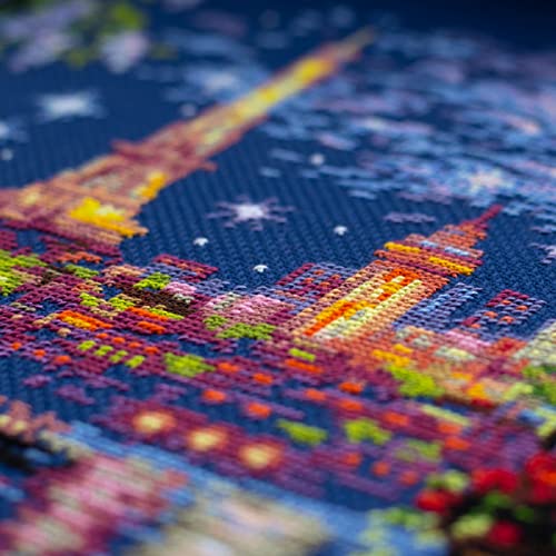 Point de croix Week-end à Paris Zweigart broderie comptée multicolore