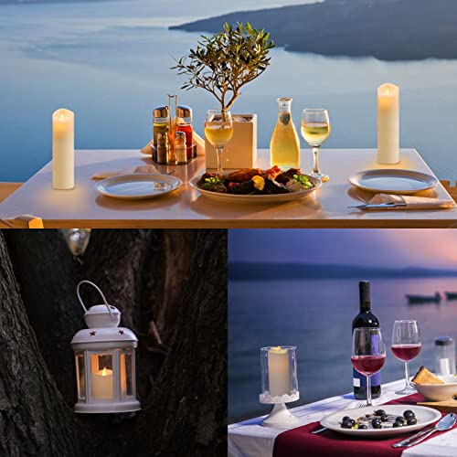 Velas LED impermeables que no se apagan con el viento pack de 24 unidades 5