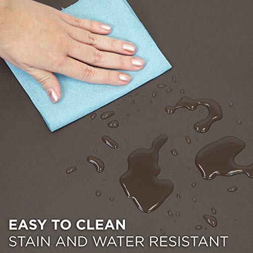 Image of Mount-It! Standing Desk Floor Mat | Brown Standing Comfort Mat for Standing Desk, Home, Office, Kitchen, Garage | Anti-Slip Washable Surface| 18 inchx22 inch | Rubberized Gel Foam
