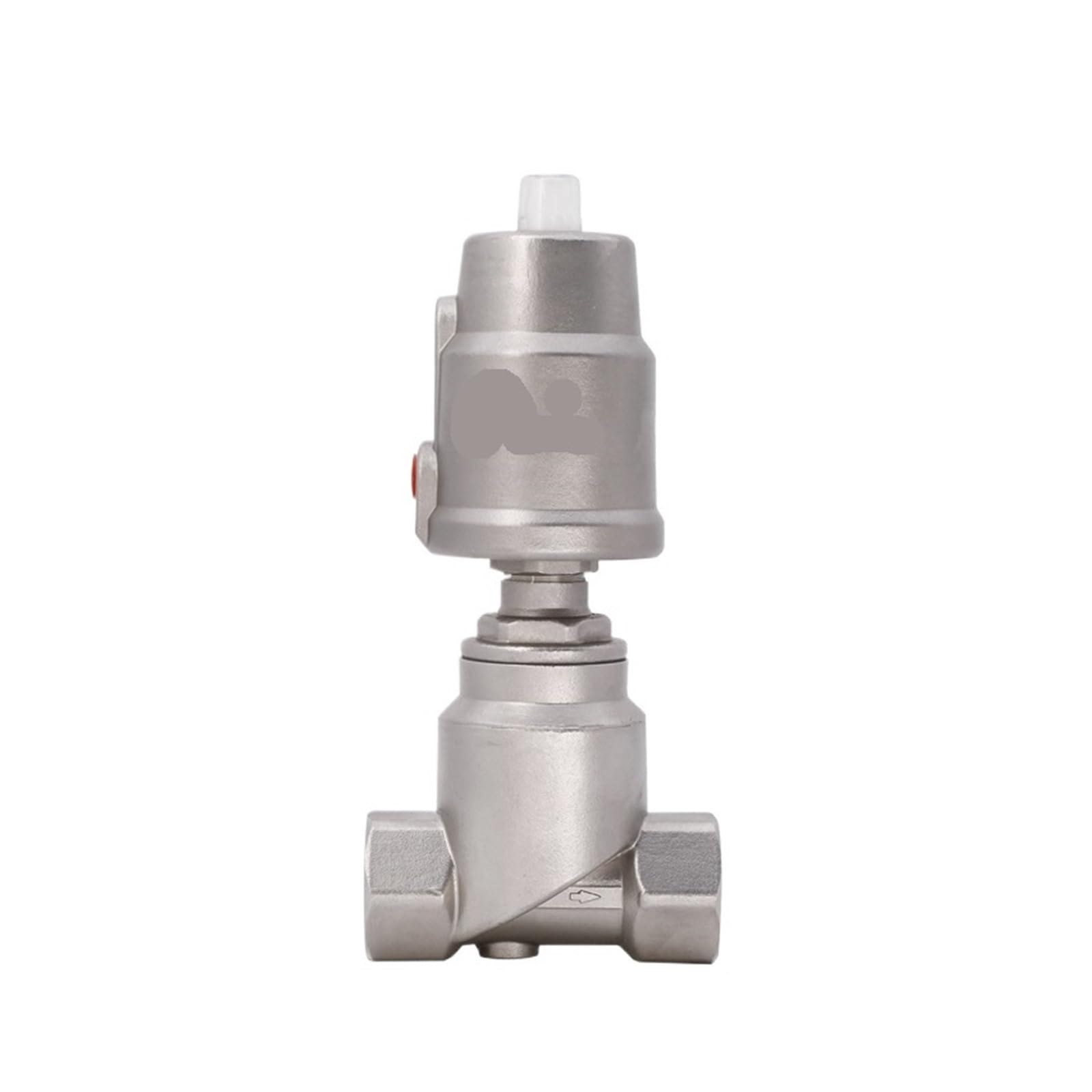 Valvola pneumatica ad angolo del sedile Valvola a sede angolata filettatura femmina pneumatica vapore Testa in acciaio inox 304 Valvola a T for acqua Valvola di intercettazione del tamburo dell'essicc